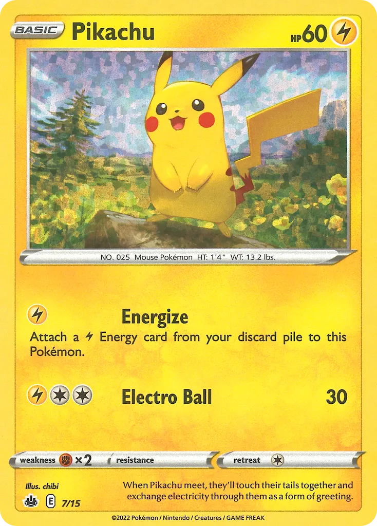 Pikachu #7, McDonald's Collection 2022