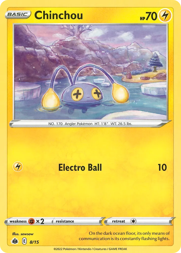 Chinchou #8, McDonald's Collection 2022
