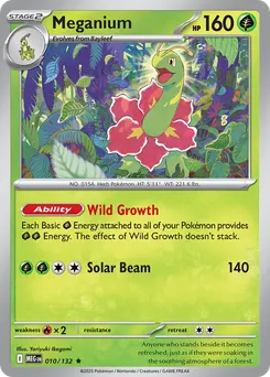 Meganium #10, Reverse Holo