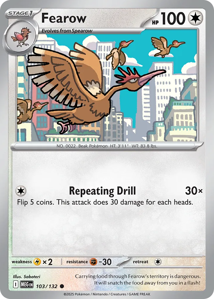 Fearow #103, Mega Evolution