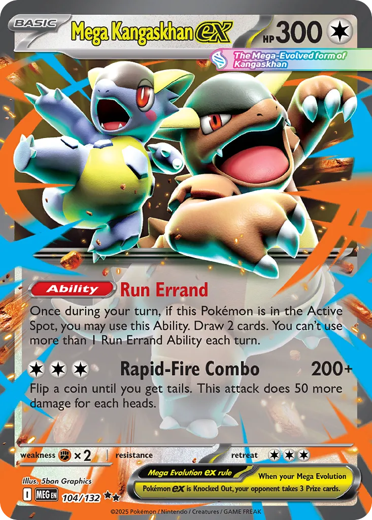 Mega Kangaskhan ex #104, Mega Evolution