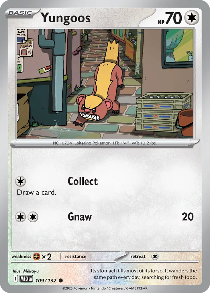 Yungoos #109, Mega Evolution