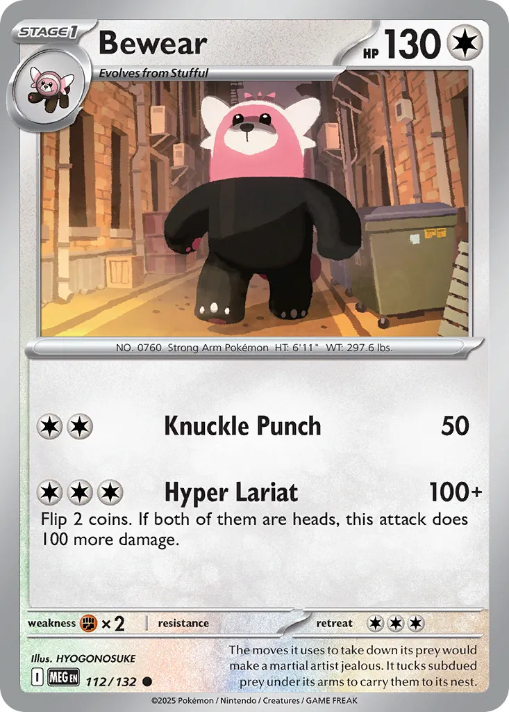 Bewear #112, Mega Evolution