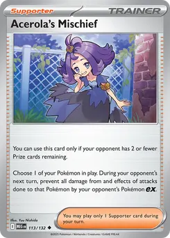 Acerola's Mischief #113, Reverse Holo