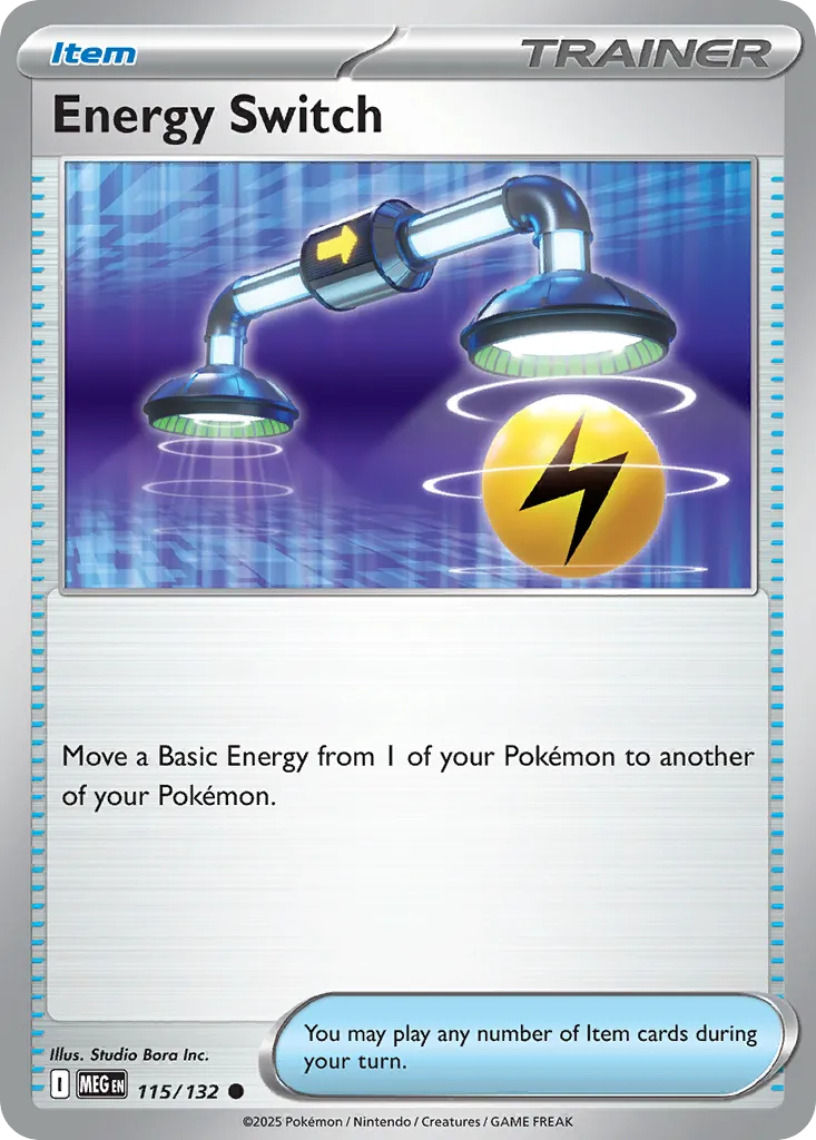 Energy Switch #115, Mega Evolution Reverse Holo