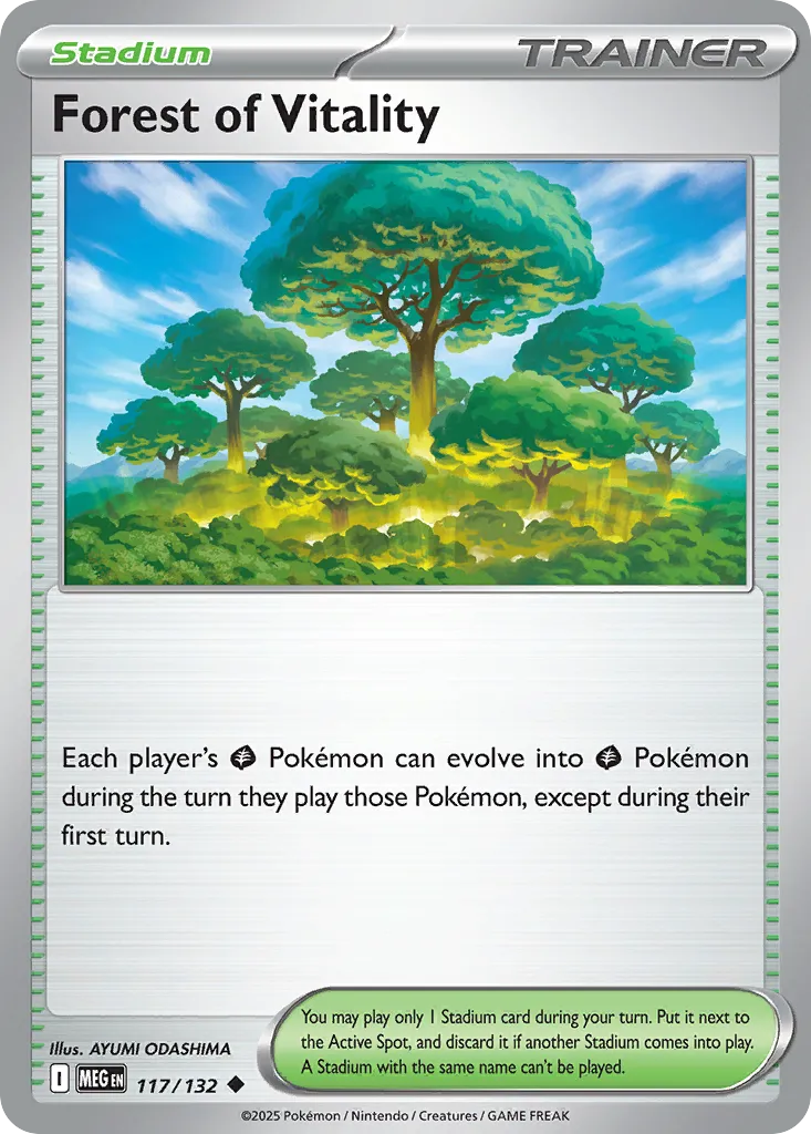 Forest of Vitality #117, Mega Evolution Reverse Holo