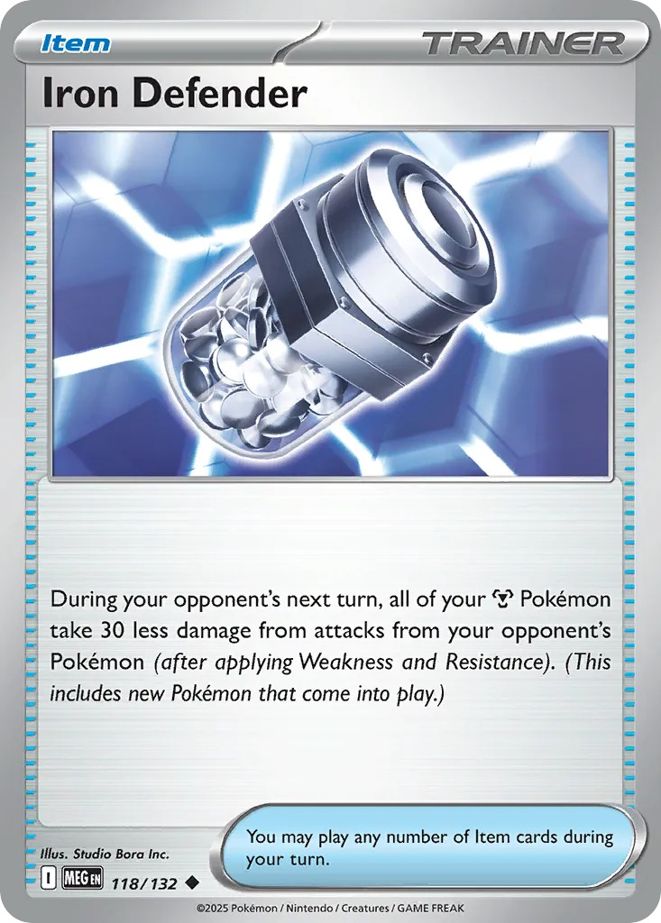 Iron Defender #118, Mega Evolution Reverse Holo