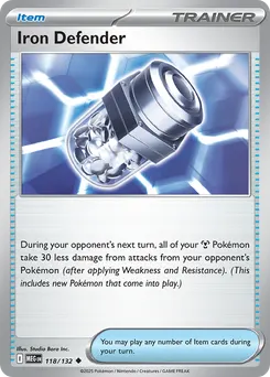 Iron Defender #118, Reverse Holo