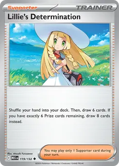 Lillie's Determination #119, Reverse Holo