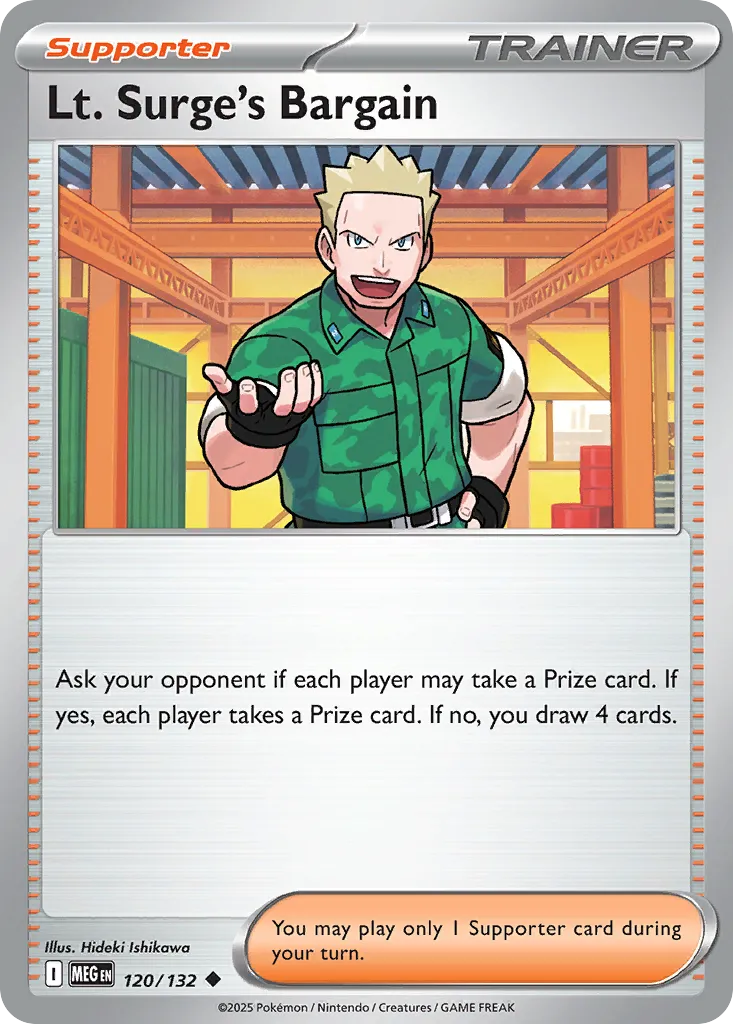 Lt. Surge's Bargain #120, Mega Evolution