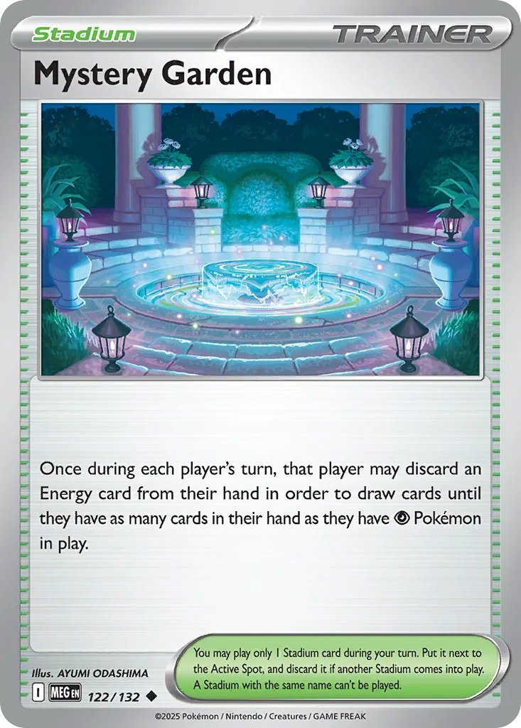 Mystery Garden #122, Mega Evolution Reverse Holo