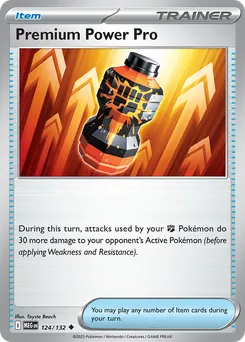 Premium Power Pro #124, Reverse Holo