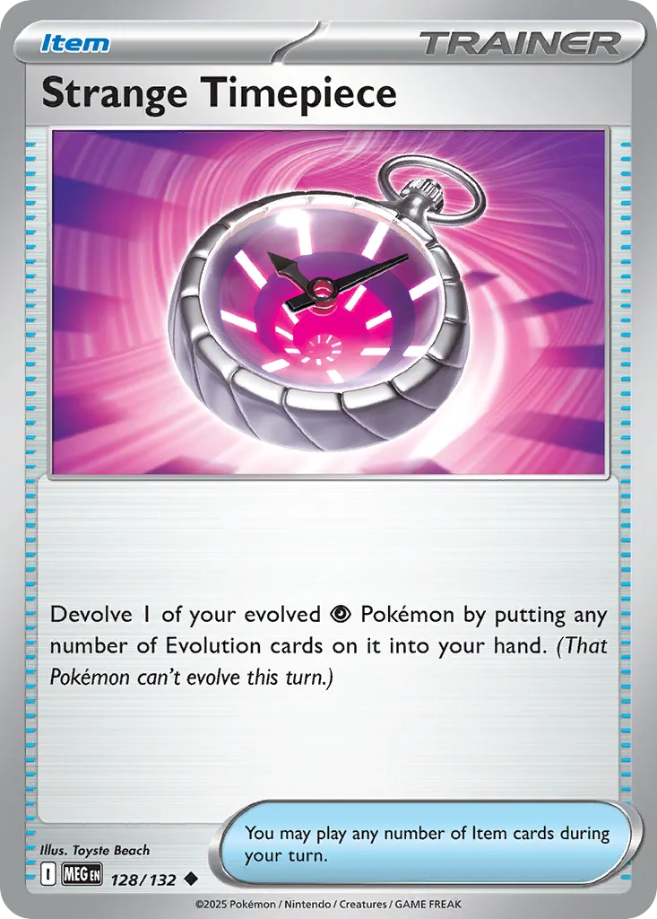 Strange Timepiece #128, Mega Evolution Reverse Holo