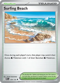 Surfing Beach #129, Reverse Holo
