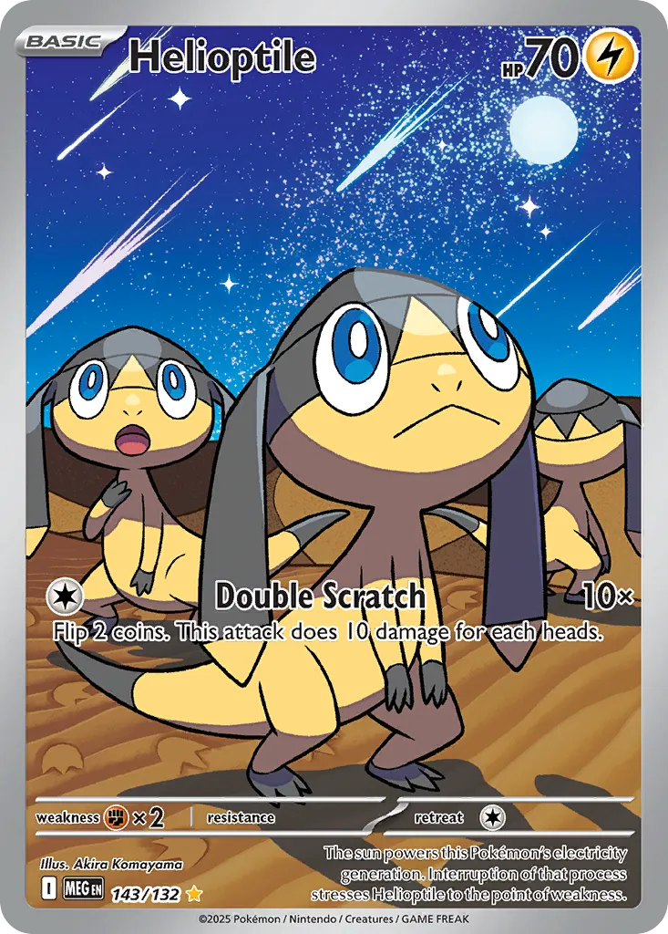 Helioptile #143, Mega Evolution
