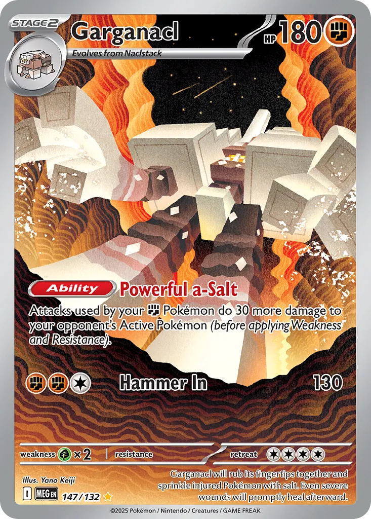 Garganacl #147, Mega Evolution