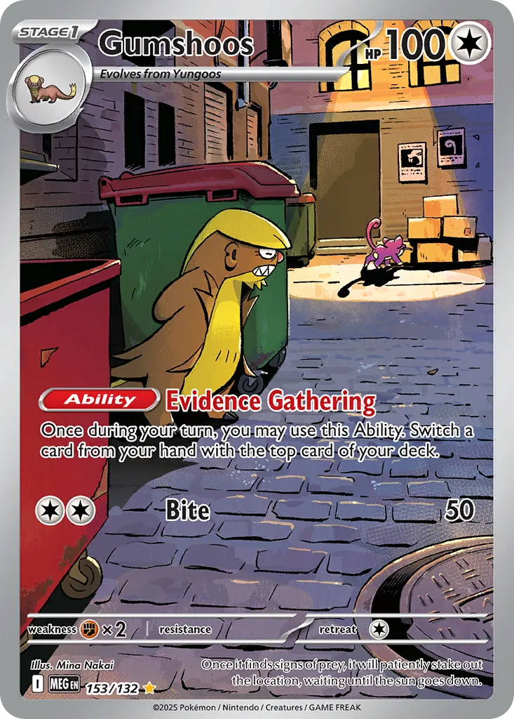 Gumshoos #153, Mega Evolution