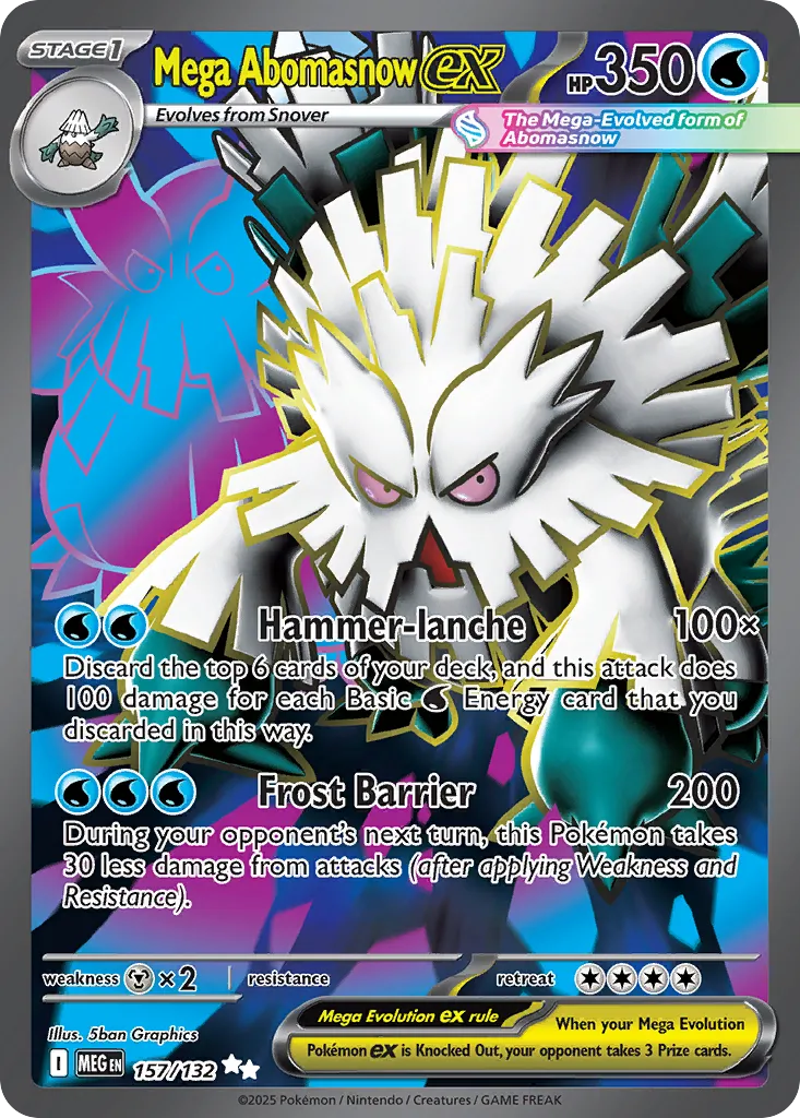 Mega Abomasnow ex #157, Mega Evolution