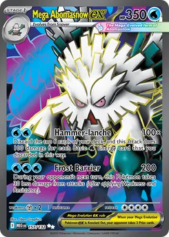 Mega Abomasnow ex #157, Standard