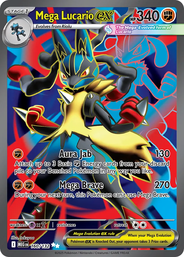 Mega Lucario ex #160, Mega Evolution