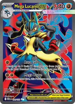 Mega Lucario ex #160, Standard
