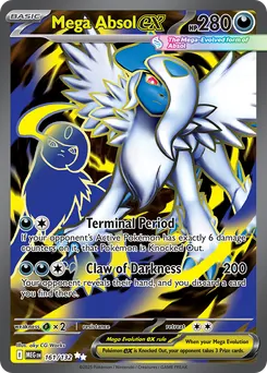Mega Absol ex #161, Standard