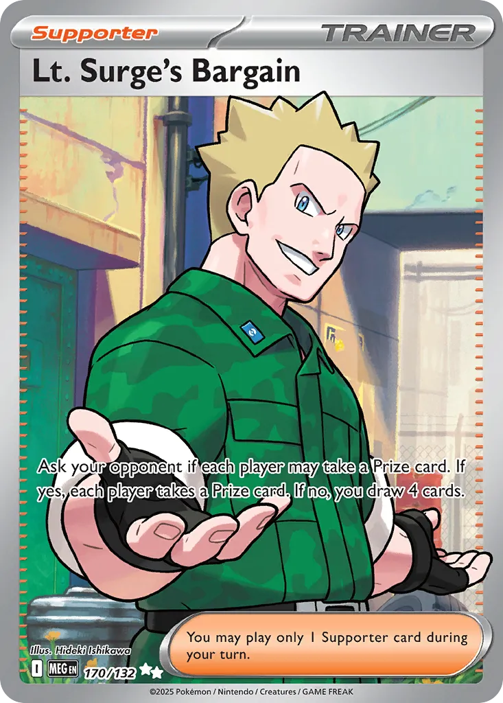 Lt. Surge's Bargain #170, Mega Evolution