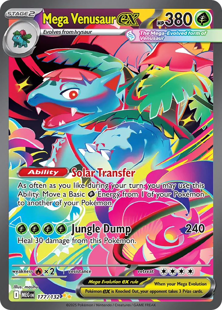 Mega Venusaur ex #177, Mega Evolution