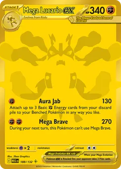 Mega Lucario ex #188, Mega Evolution