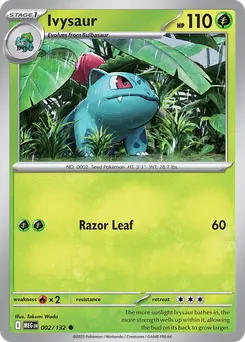 Ivysaur #2, Reverse Holo