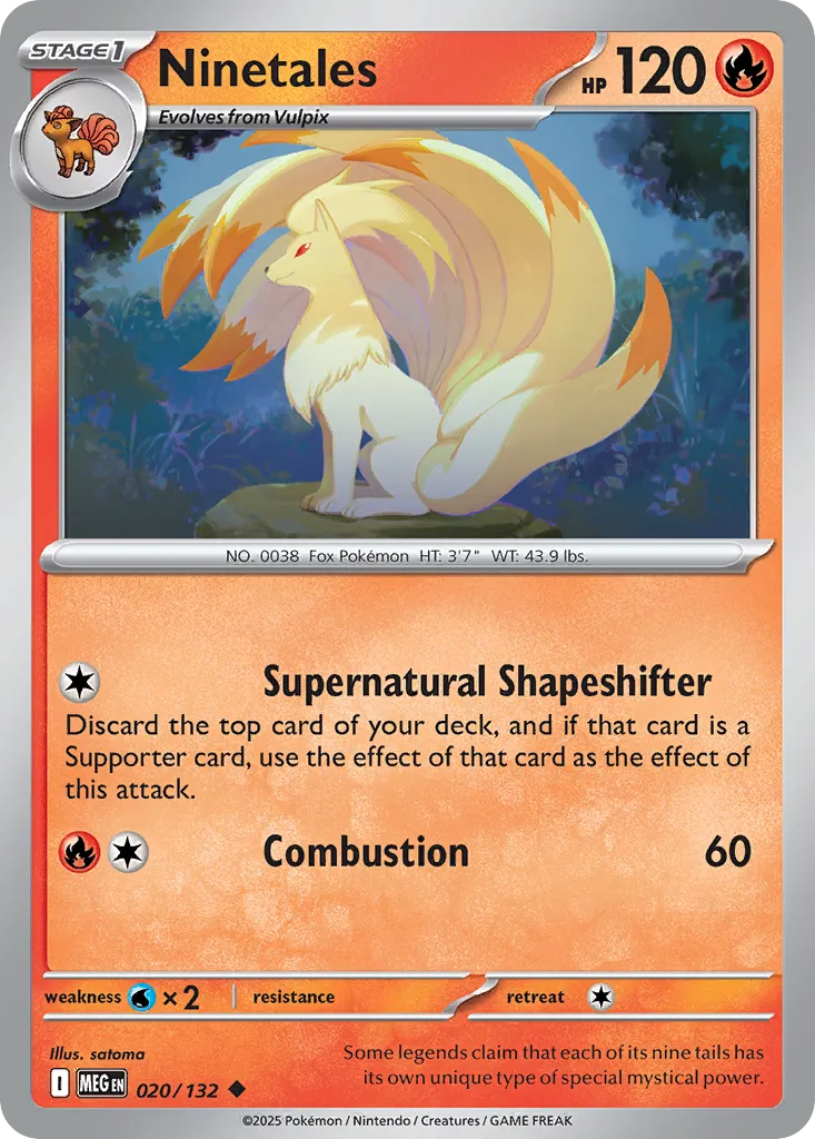 Ninetales #20, Mega Evolution