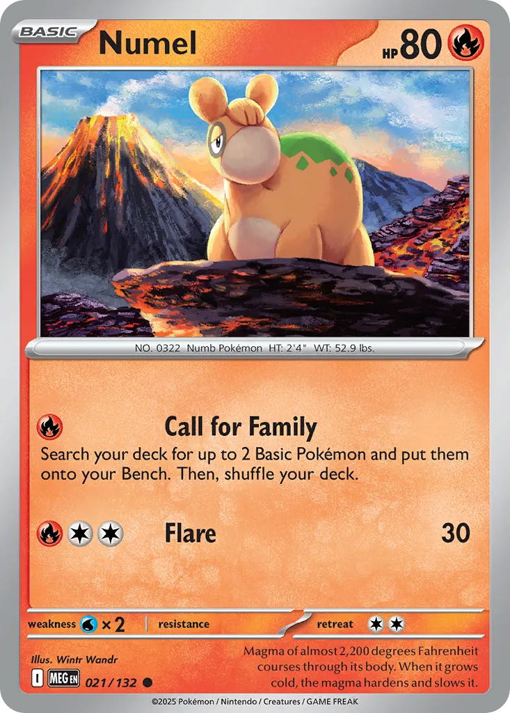 Numel #21, Mega Evolution Reverse Holo