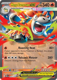 Mega Camerupt ex #22, Standard