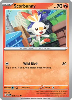 Scorbunny #26, Reverse Holo