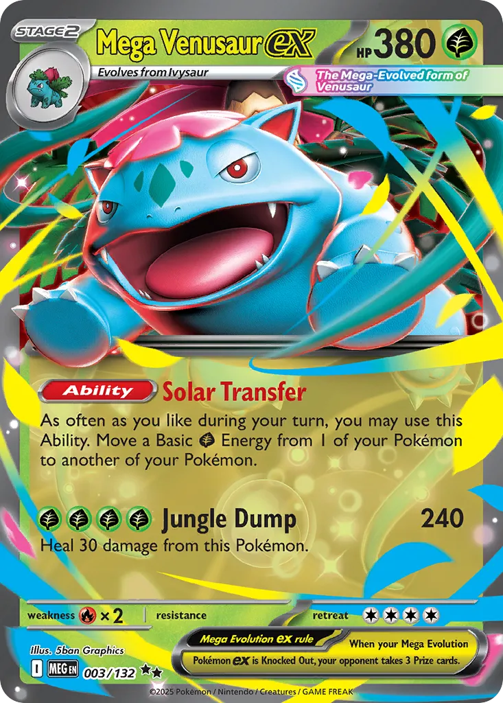Mega Venusaur ex #3, Mega Evolution