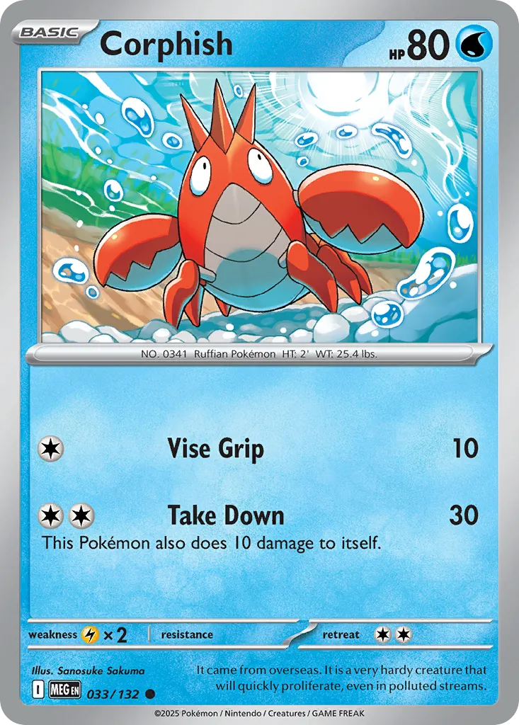 Corphish #33, Mega Evolution