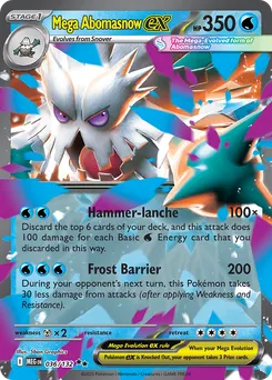 Mega Abomasnow ex #36, Standard