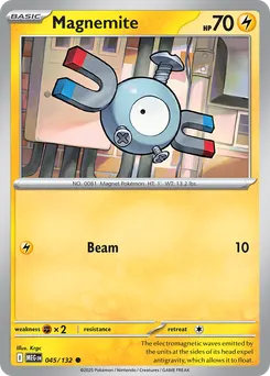 Magnemite #45, Reverse Holo