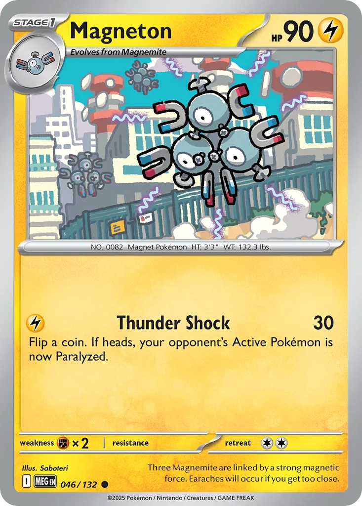 Magneton #46, Mega Evolution Reverse Holo