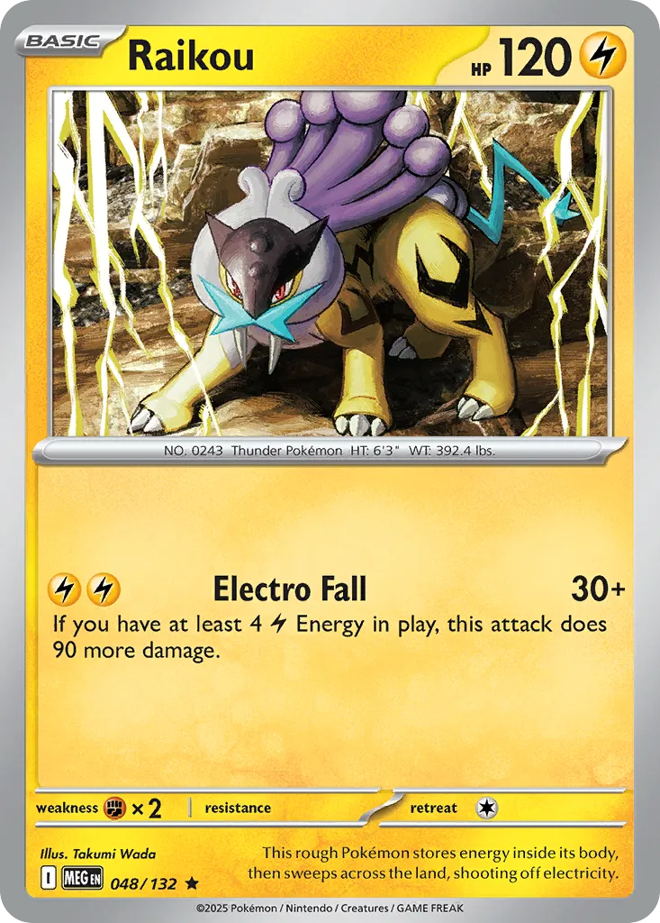 Raikou #48, Mega Evolution