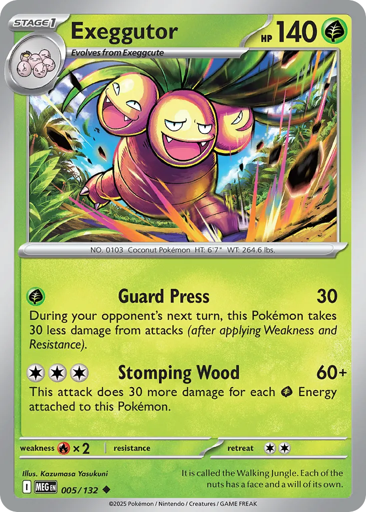 Exeggutor #5, Mega Evolution