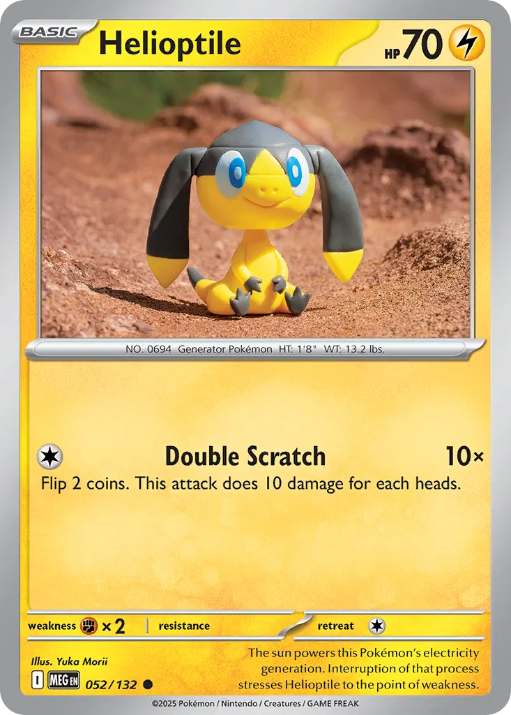 Helioptile #52, Mega Evolution
