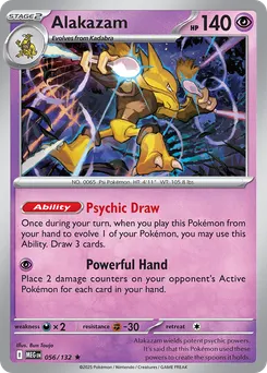 Alakazam #56, Reverse Holo