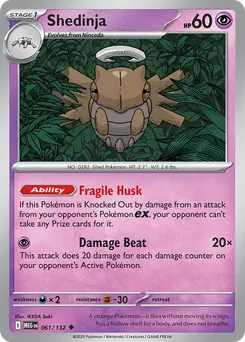 Shedinja #61, Reverse Holo