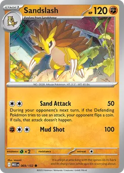 Sandslash #69, Reverse Holo