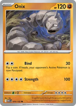 Onix #70, Reverse Holo