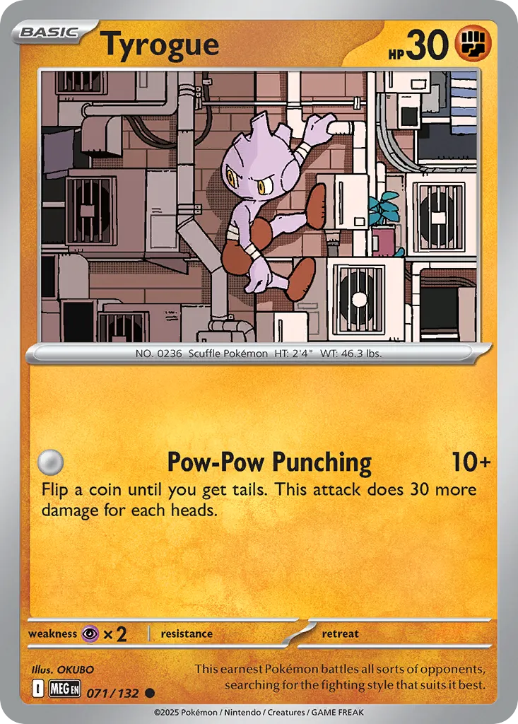 Tyrogue #71, Mega Evolution