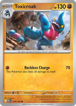 Toxicroak #79, Reverse Holo