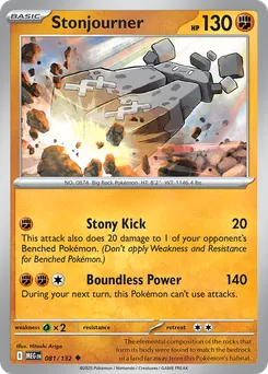 Stonjourner #81, Reverse Holo
