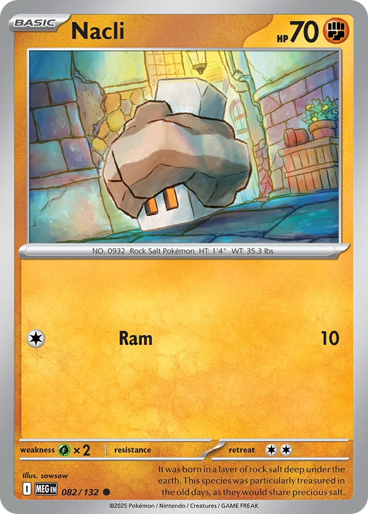 Nacli #82, Mega Evolution Reverse Holo